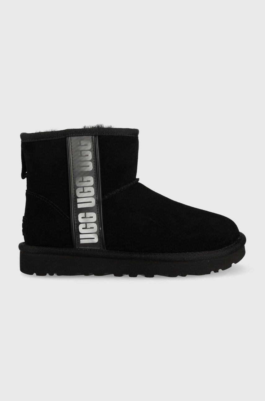 Tenisky a topánky UGG Classic Mini Slide Logo Čierna | 1134962.BLK, 0