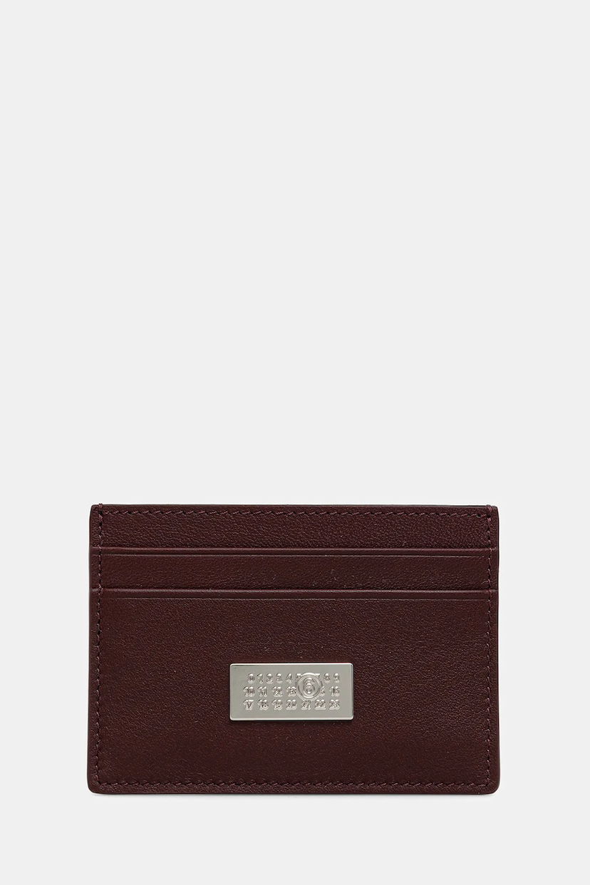 Peňaženka Maison Margiela MM6 Maison Margiela Leather Card Holder Vínová | SA5UI0026.P8332.T5016