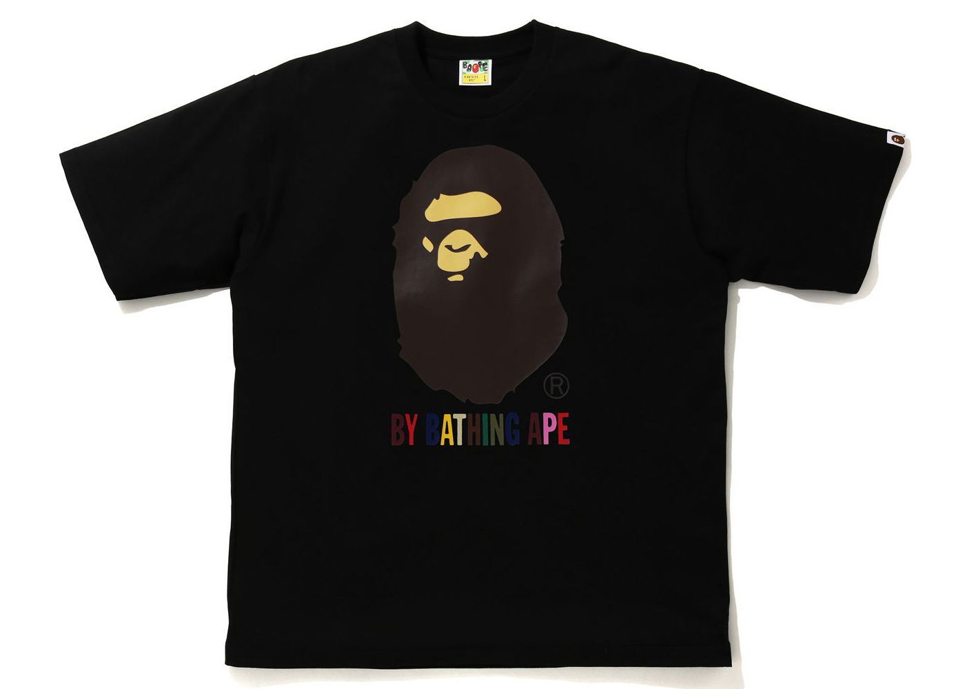 Tričko BAPE Colors By Bathing Ape Relaxed Fit Tee Čierna | 1H30-110-023, 0