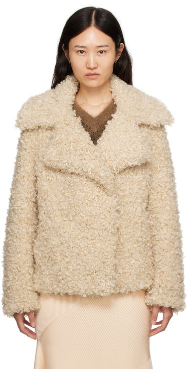 Bunda Stella McCartney Teddy Faux-Shearling Jacket Béžová | 6600523CU902, 0