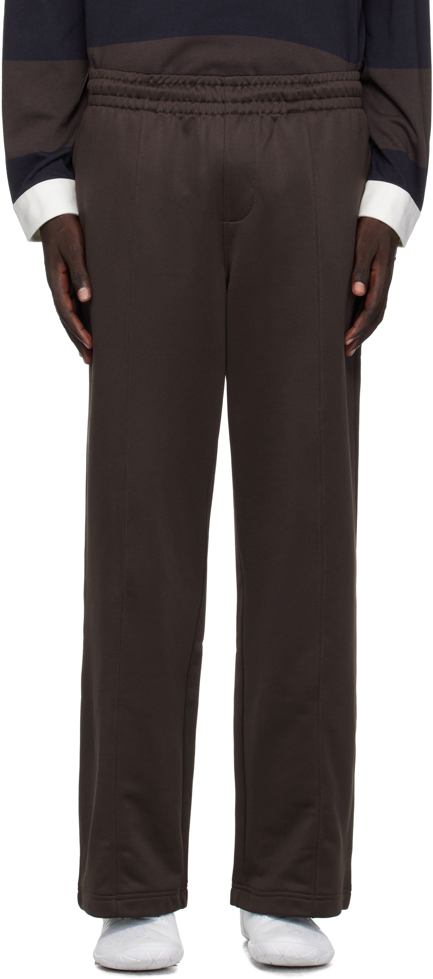 Tepláky Lacoste Lacoste Loose Fit Fleece Sweatpants Hnedá | XH5889_SKB, 0