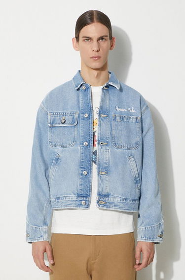 Bunda Human Made Denim Jacket Modrá | HM27JK016, 2
