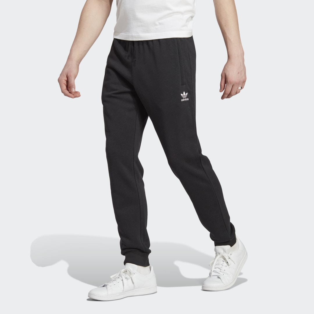 Tepláky adidas Originals Essentials+ Made with Hemp Čierna | HR8616, 0