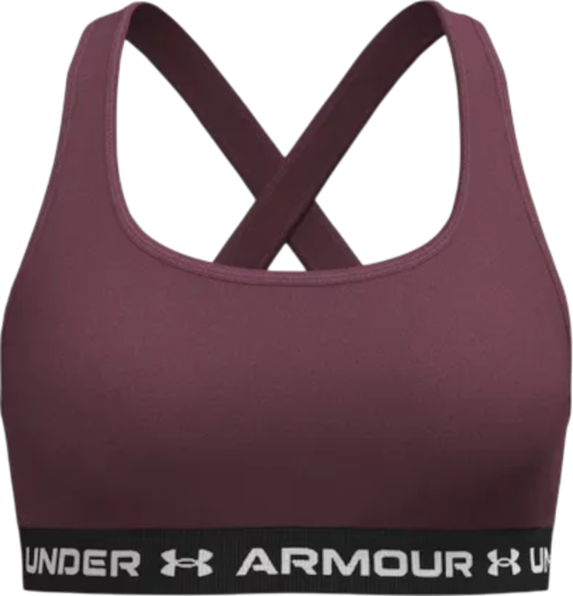 Podprsenka Under Armour Under Armour Crossback Mid Sports Bra Vínová | 1361034-661, 0