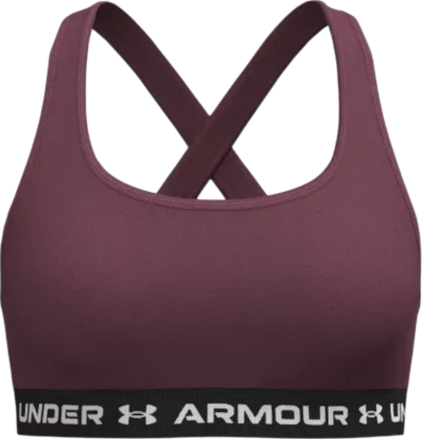 Podprsenka Under Armour Under Armour Crossback Mid Sports Bra Vínová | 1361034-661