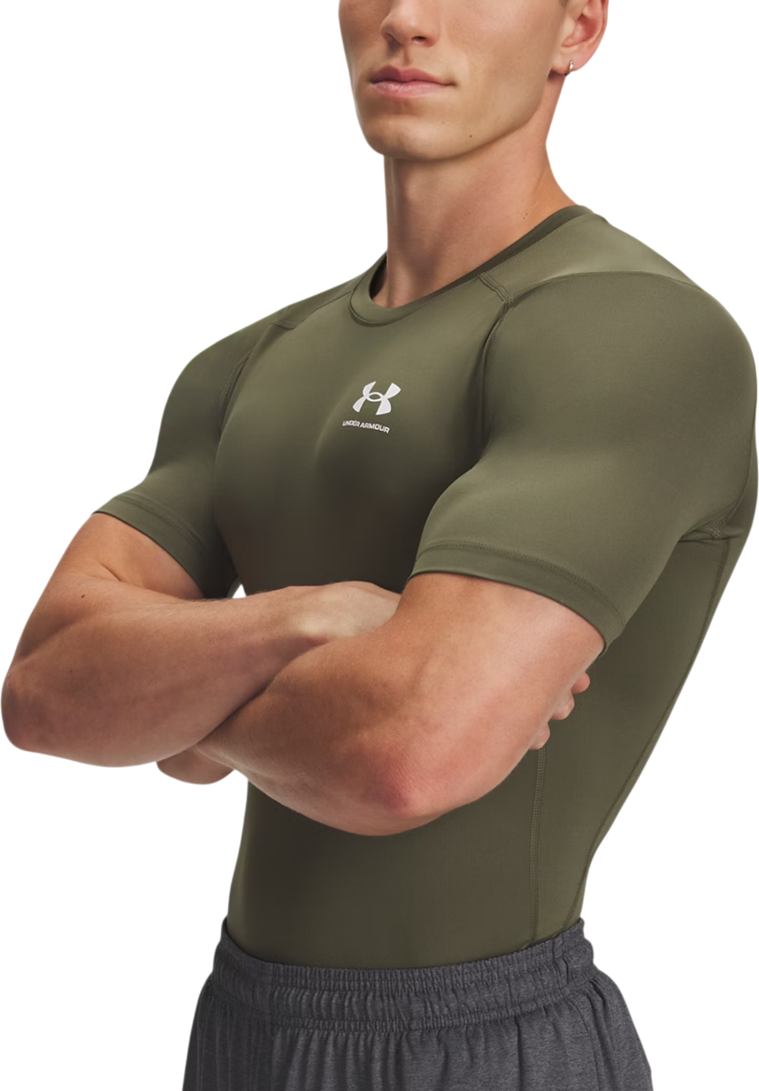 Tričko Under Armour HG Armour Comp Short Sleeve Compression T-Shirt Zelené | 1361518-391, 0