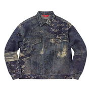 Archive Denim Jacquard Trucker Jacket