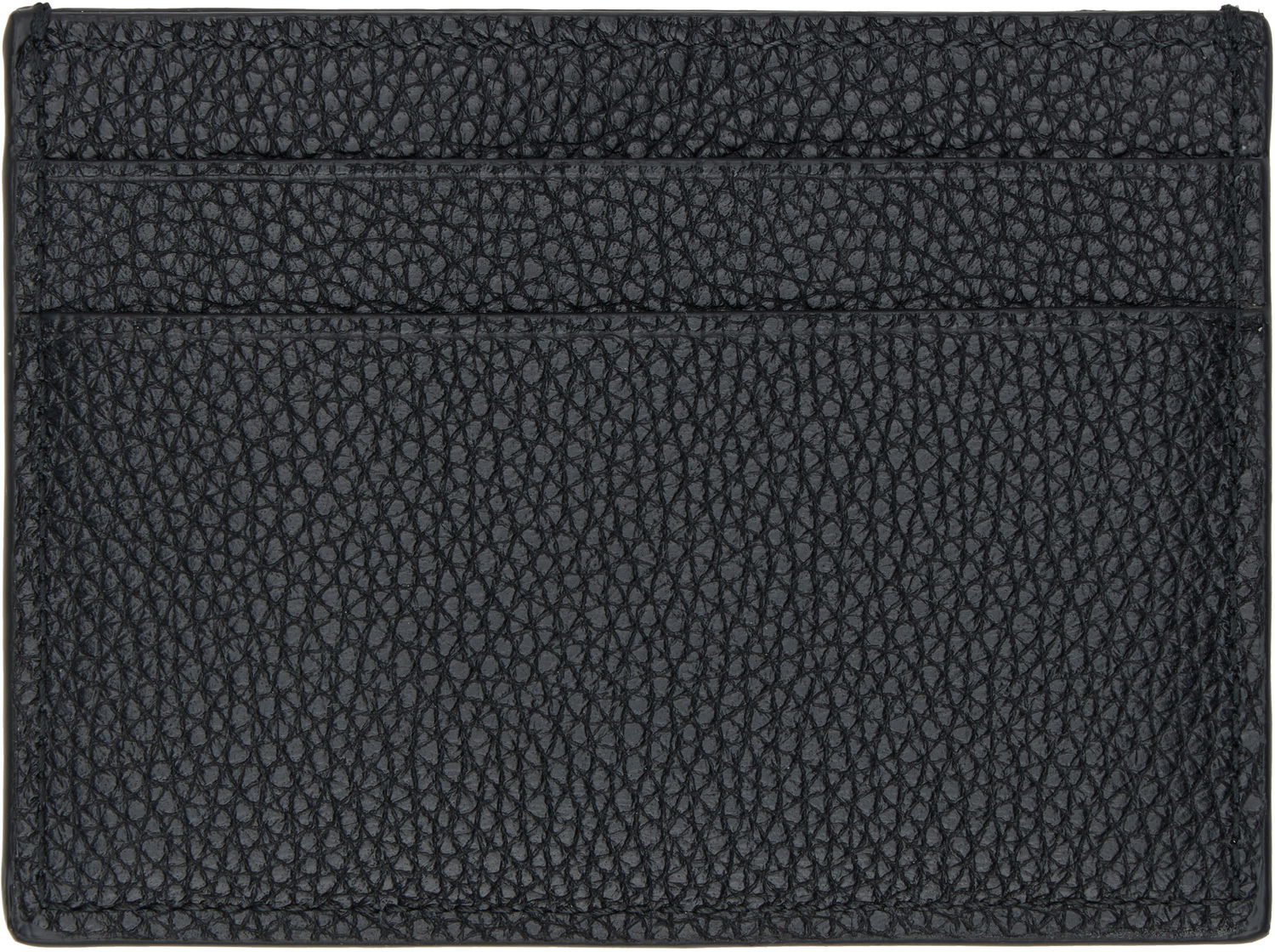 Peňaženka Balenciaga Textured Leather Card Holder Čierna | 806637 2ABDD, 1