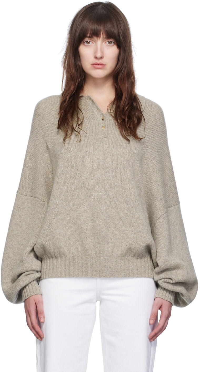 Sveter Khaite The Rene Sweater Béžová | 9615615, 0