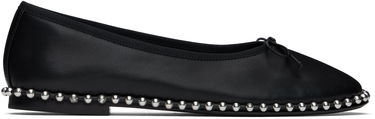 Starostlivosť o obuv Alexander Wang Alexander Wang Lina Ballchain Ballerina Flats Čierna | 30125F047, 0