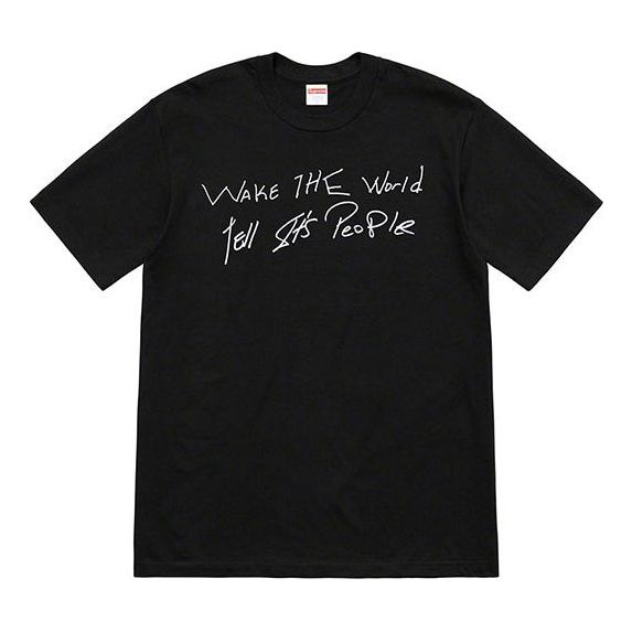 Tričko Supreme Banton Wake The World T-Shirt Čierna | SUP-SS19-10538