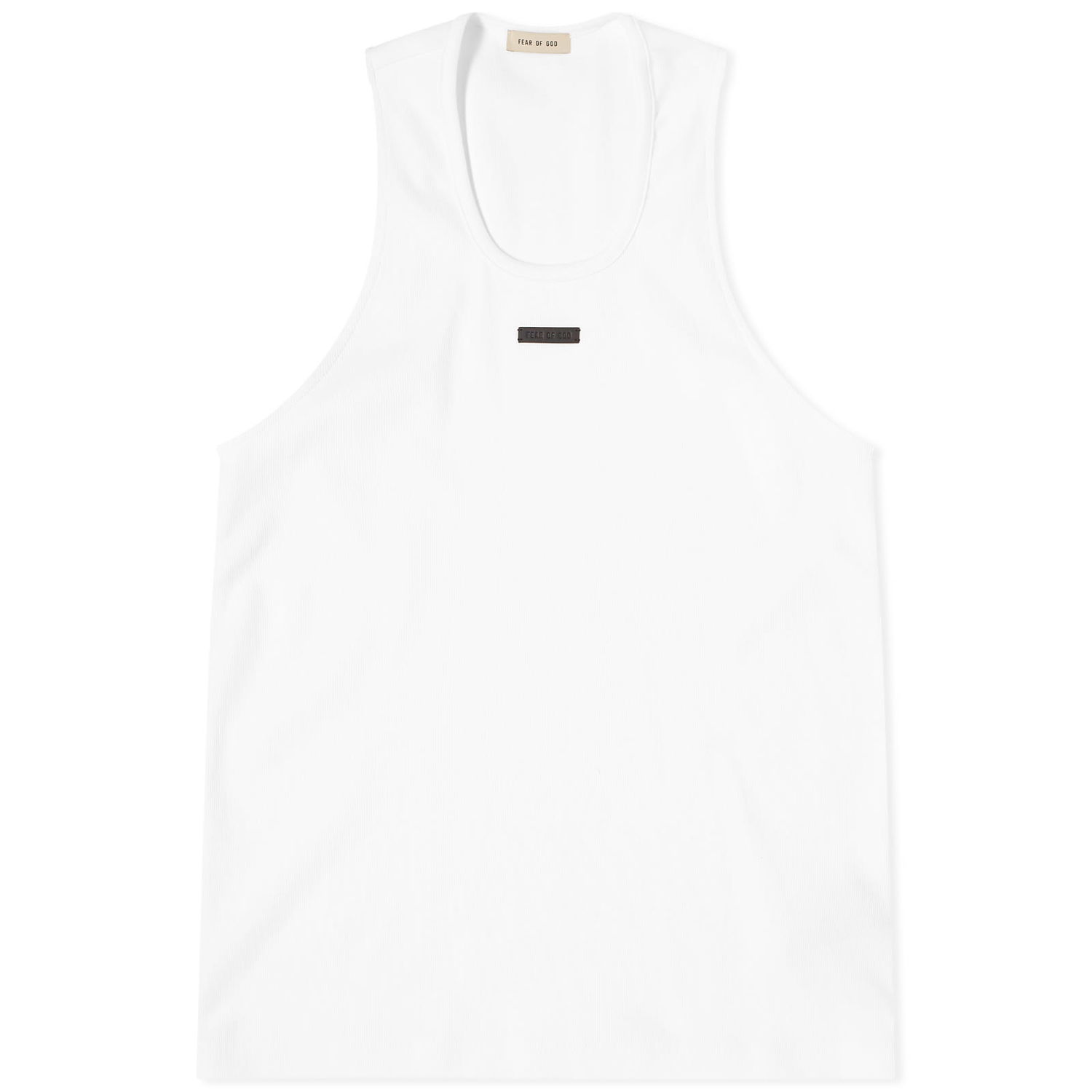 Tielko Fear of God 8th Ribbed Tank Biela | FG850-026CTN-100, 0