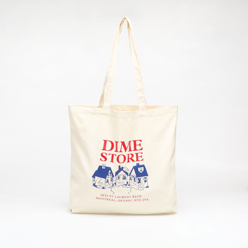 Tote bag Dime Skateshop Tote Bag Off White Universal Béžová | DIMESP2445WHT