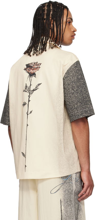 Košeľa Jean Paul Gaultier Jean Paul Gaultier 'The Multi-Tattoo' Print Bowling Shirt Béžová | 25/34-U-CH098-D504-030030, 2