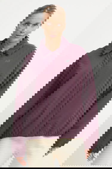 Bunda New Balance Transitional Collared Button-Front Jacket Fialová | WJ43506PLN, 0