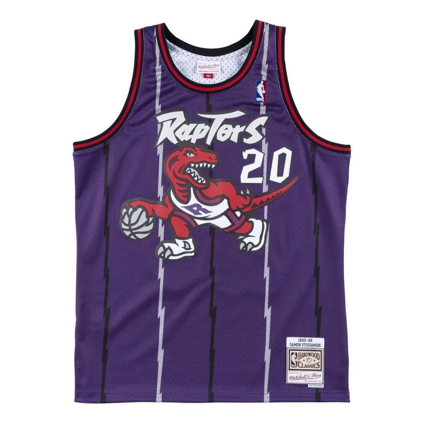 Dres Mitchell & Ness Mitchell & Ness x NBA Toronto Raptors Damon Stoudamire Swingman Jersey Fialová | SMJYGS18379-TRAPURP95DSD