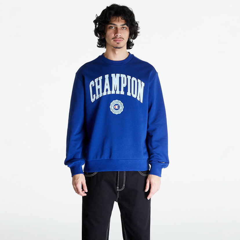 Mikina Champion Crewneck Sweatshirt Blue Modrá | 219839 CHA BS559