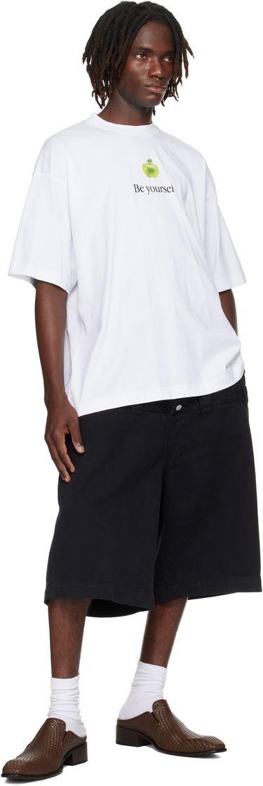 Tričko VETEMENTS Vetements 'Be Yourself' Oversized T-Shirt Biela | UH76TR350W, 3