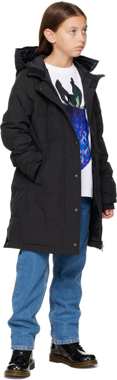 Prešívaná bunda Canada Goose Kids' Juniper Down Coat Čierna | 4559Y, 4