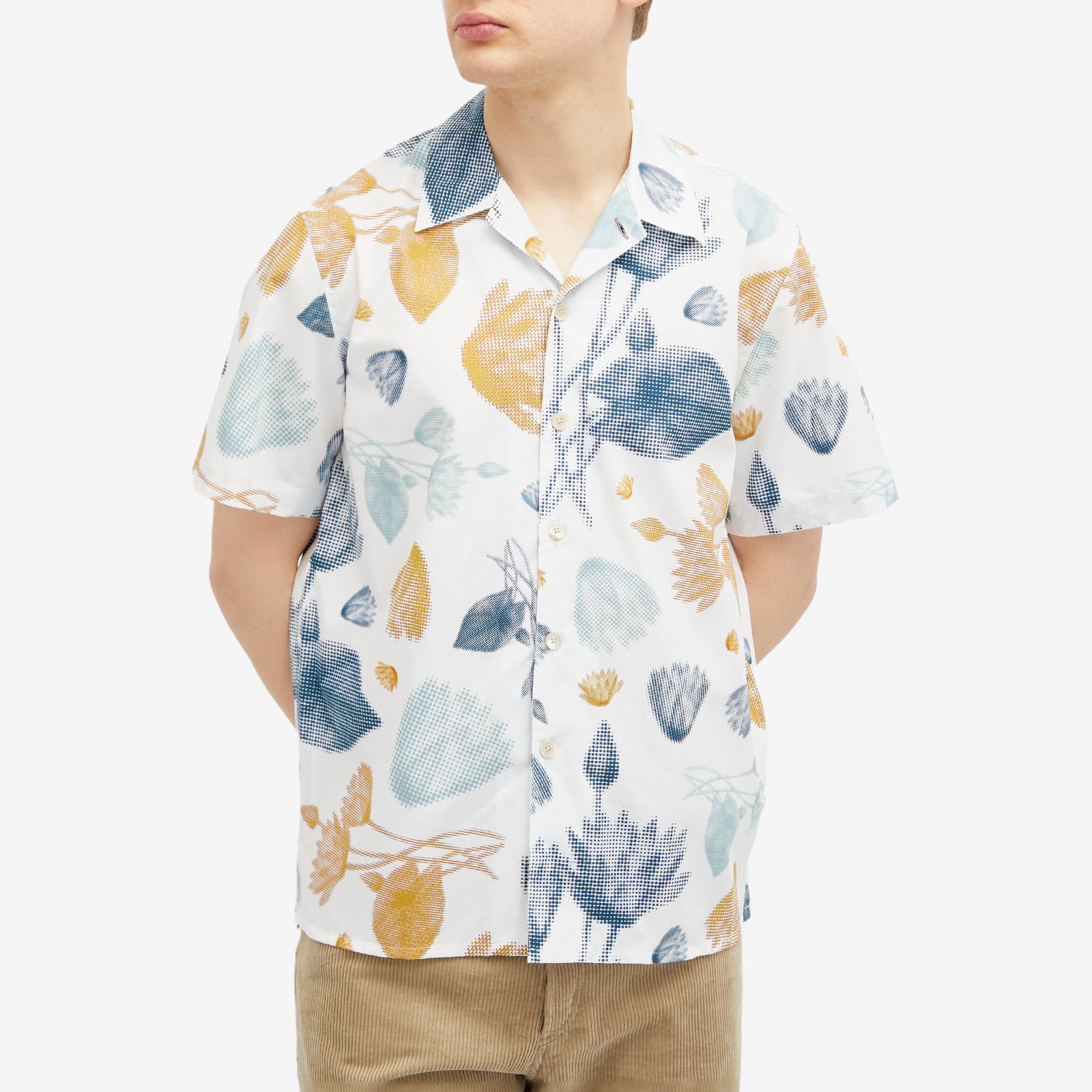 Paul Smith Pixilated Flower Print Shirt