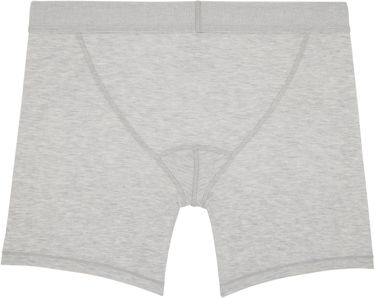 Boxerky SKIMS SKIMS Cotton 5 Boxer Briefs - Three-Pack Šedá | BO-BBR-5635M-HEATHER MULTI, 4