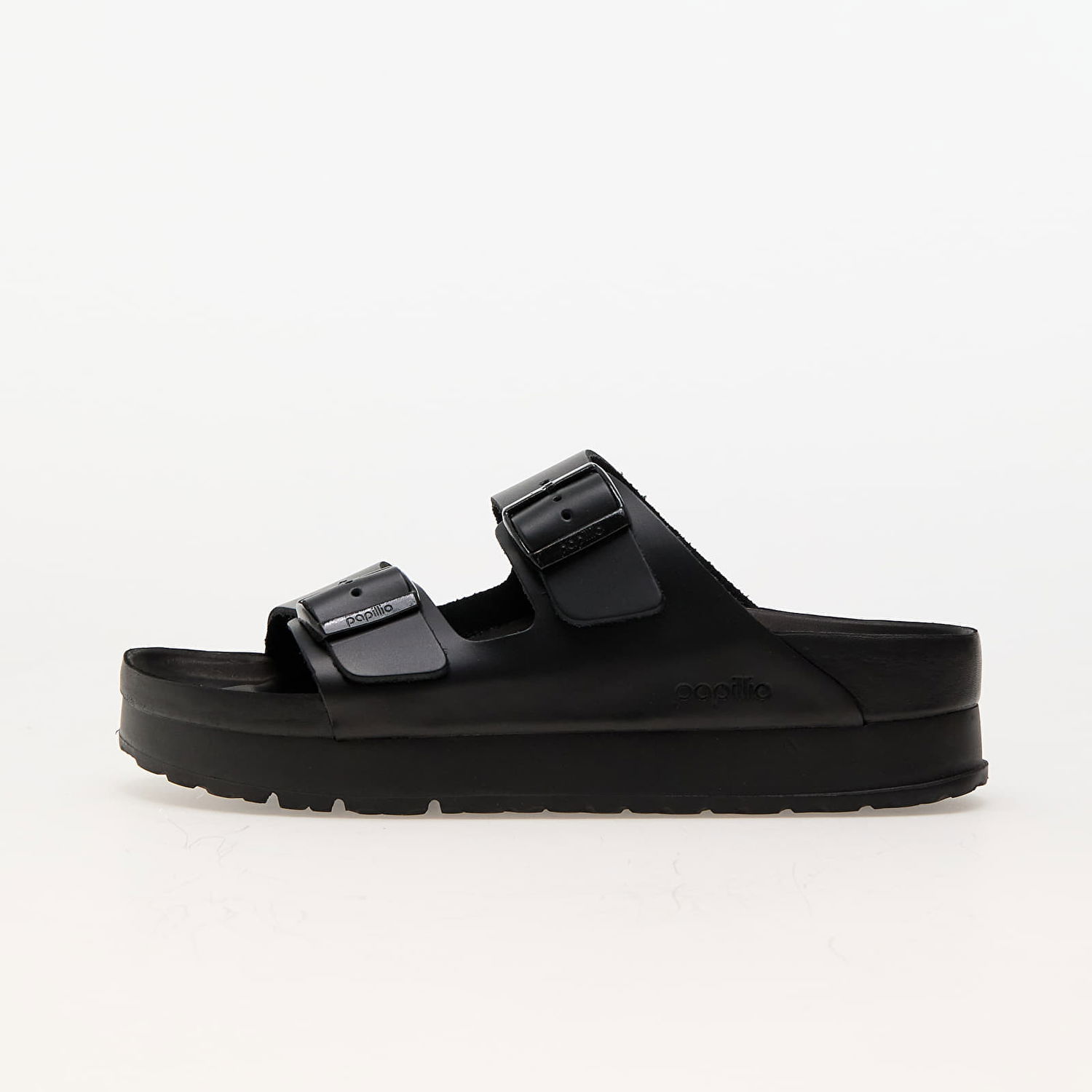 Tenisky a topánky Birkenstock Arizona PAP Flex Platform Natural Leather Black W Čierna | 1026918, 0