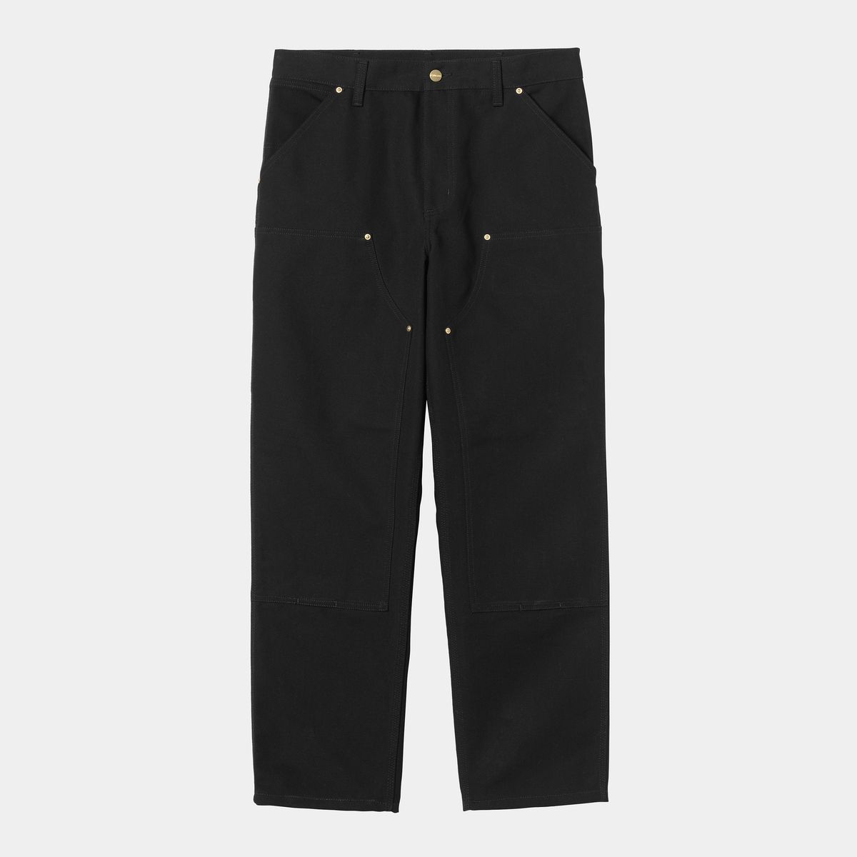 Nohavice Carhartt WIP Double Knee Pant rigid Čierna | I036274_99, 1