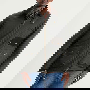 Bunda Barbour Jig Wax Jacket Zelené | MWX2476SG51, 2