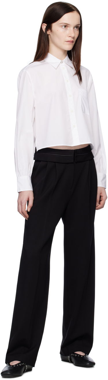 Košeľa rag & bone Rag & Bone Maxine Jewel Cropped Shirt Biela | WAW24HA031CU31, 3