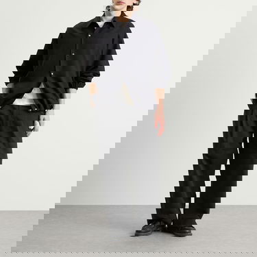 Nohavice Studio Nicholson Studio Nicholson Pant, Size Large Čierna | SORTESNM-1248-BLK, 4