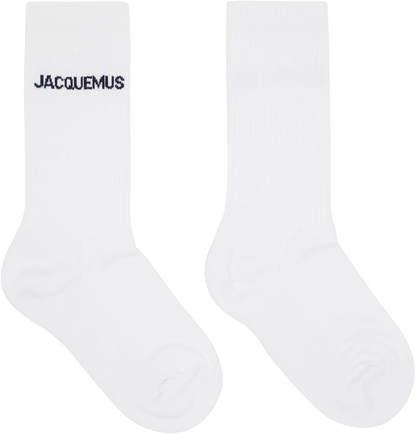 Ponožky Jacquemus Les Classiques 'The Jacquemus' Socks Biela | 21HACU00003AY00001