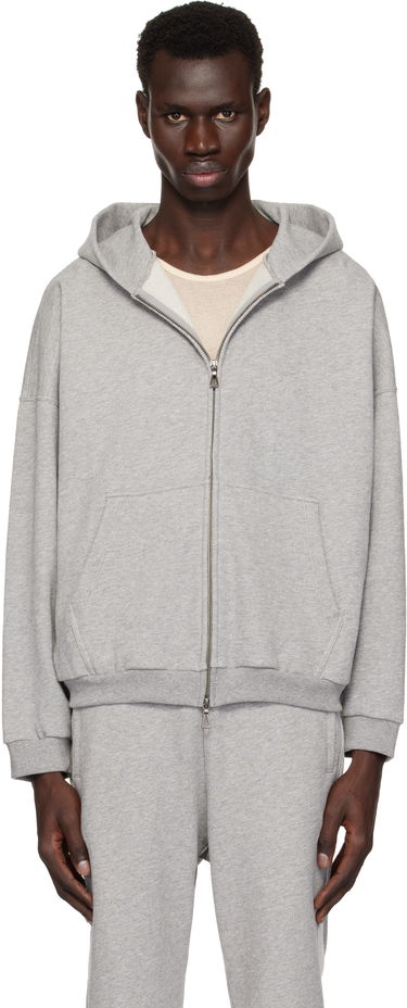 Mikina John Elliott John Elliott Frances Full Zip Hoodie Šedá | B290B43541U, 0