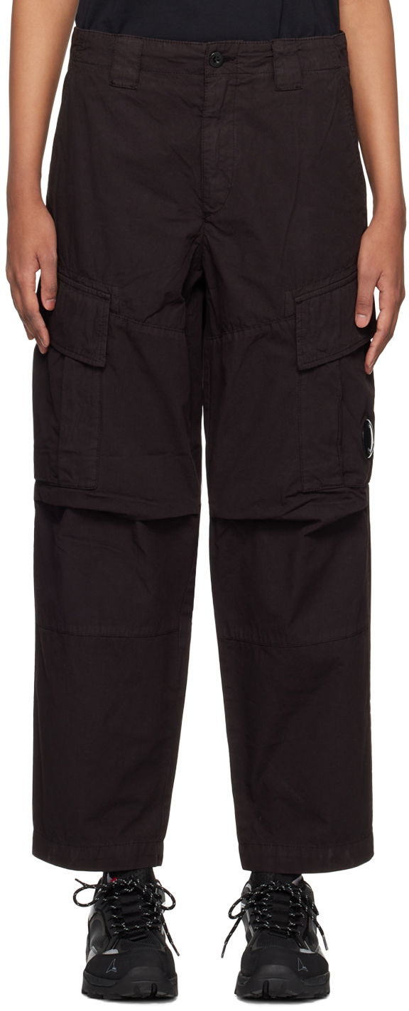 Cargo nohavice C.P. Company Lens Cargo Pants Čierna | 14CMPA115A-006475G, 0