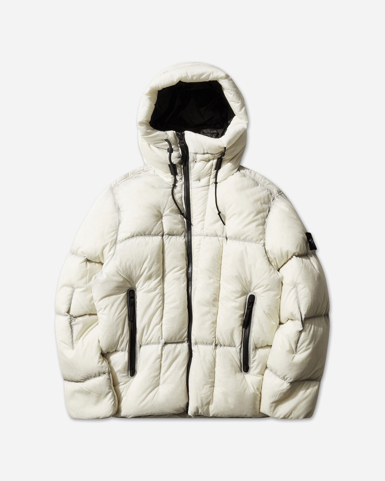 Prešívaná bunda Stone Island Seam Faded Light Nylon Tela Down Jacket Biela | L1S154100016S0302 V0093, 0