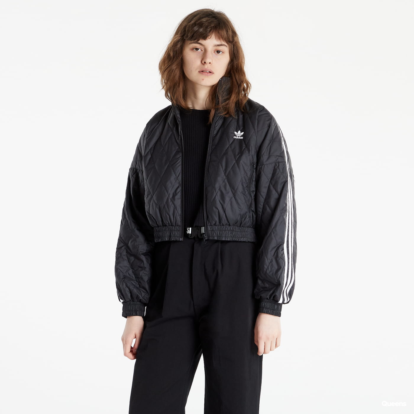 Bunda adidas Originals Adicolor Classics Quilted Track Top Čierna | H43916, 0