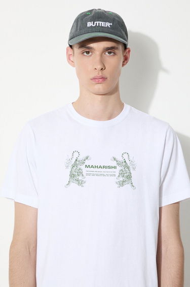 Tričko Maharishi Maharishi Double Tigers Miltype T-Shirt Biela | 1305.WHITE, 4