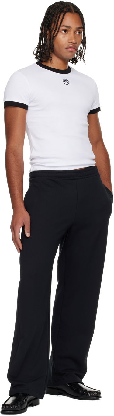 Tričko Marine Serre Moon Logo Bicolor Jersey Baby Fit T-shirt Biela | UTT010ACJER0008, 3