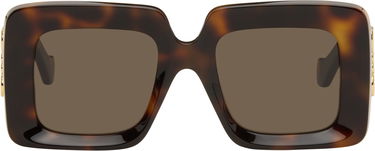 Slnečné okuliare Loewe Beveled Square Maxi Anagram Sunglasses Hnedá | LW40176UW5152E 192337240218, 0