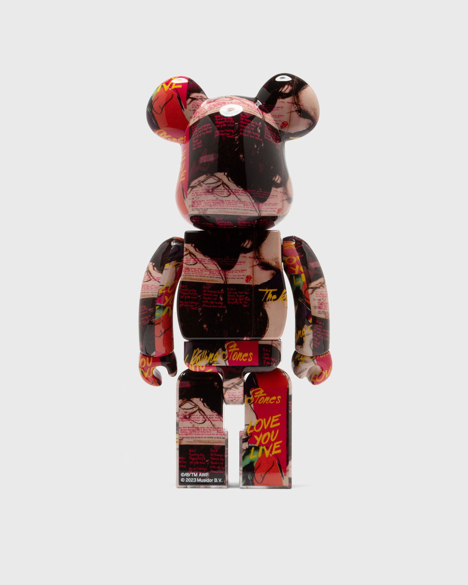 Zberateľské Medicom Toy ANDY WARHOL X THE ROLLING STONES LOVE YOU LIVE 1000% BE@RBRICK Figure Rôznofarebný | MED1403, 1