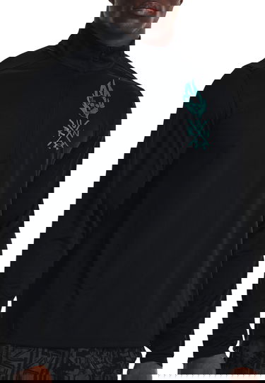 Mikina Under Armour Destroy All Miles Skull Graphic Long Sleeve Quarter-Zip Top Čierna | 1370333-001, 0