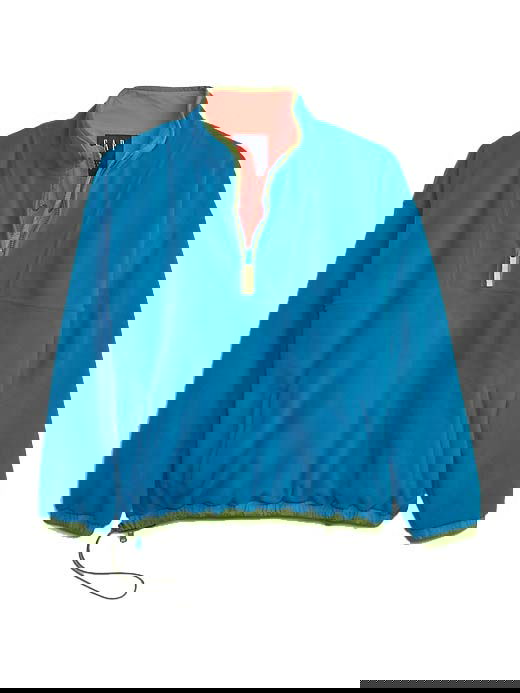 Mikina GAP Re-Issue × Sean Wotherspoon Recycled Reversible Half-Zip Pullover Blue/Multi Modrá | 837649, 0