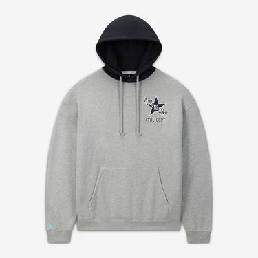 Mikina Converse Awake NY x Fleece Hoodie Šedá | 10026484-A02, 3