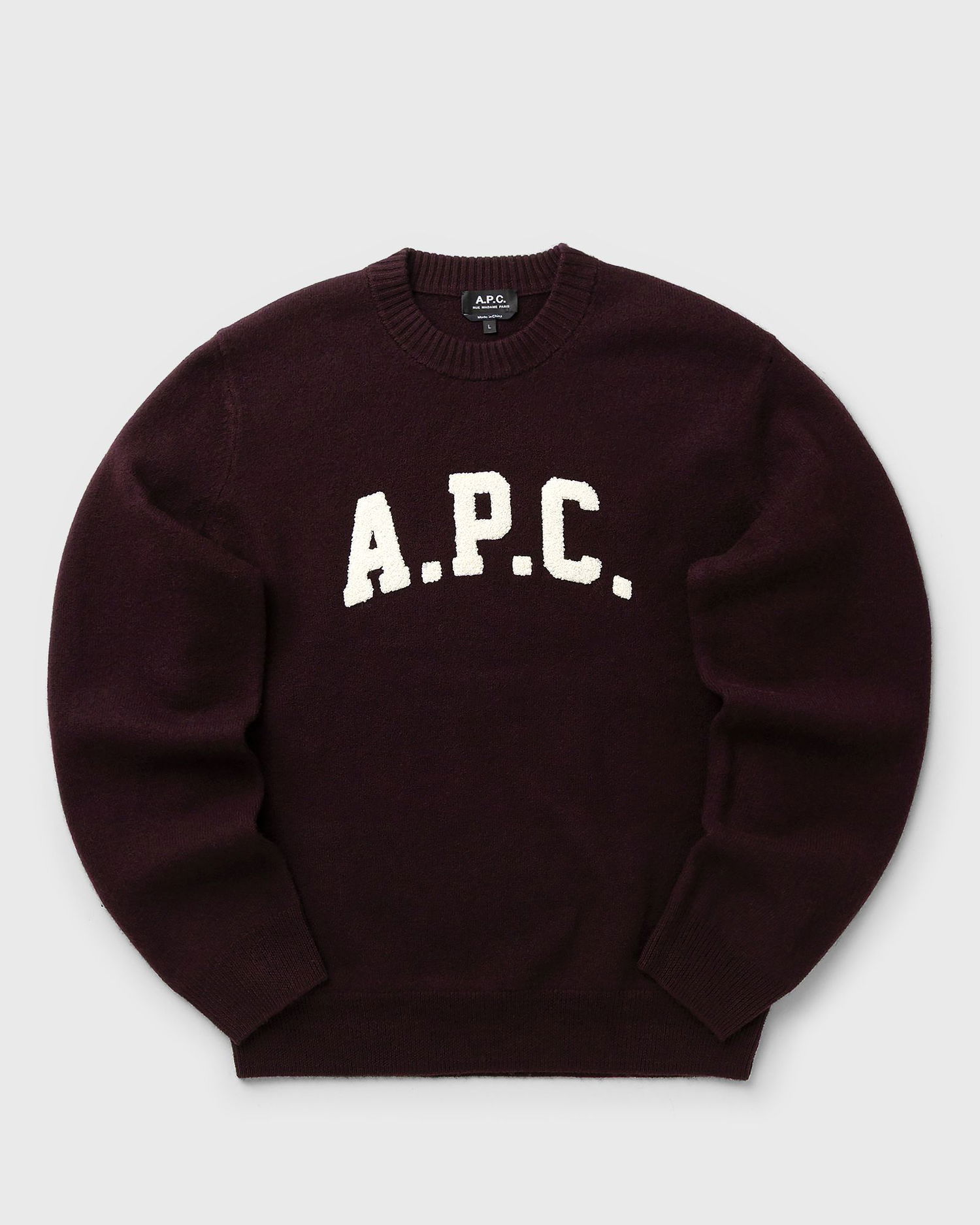 Sveter A.P.C. A.P.C. Jay Pullover Sweater Vínová | WVBDK-H23458-GAC, 0