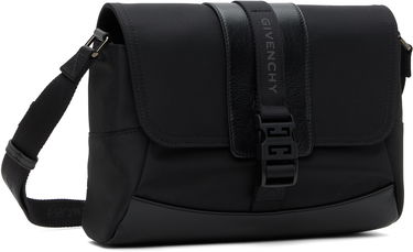 Taška cez rameno Givenchy Technical Canvas and Leather Small G-Trail Messenger Bag Čierna | BKU052K1X0001, 1