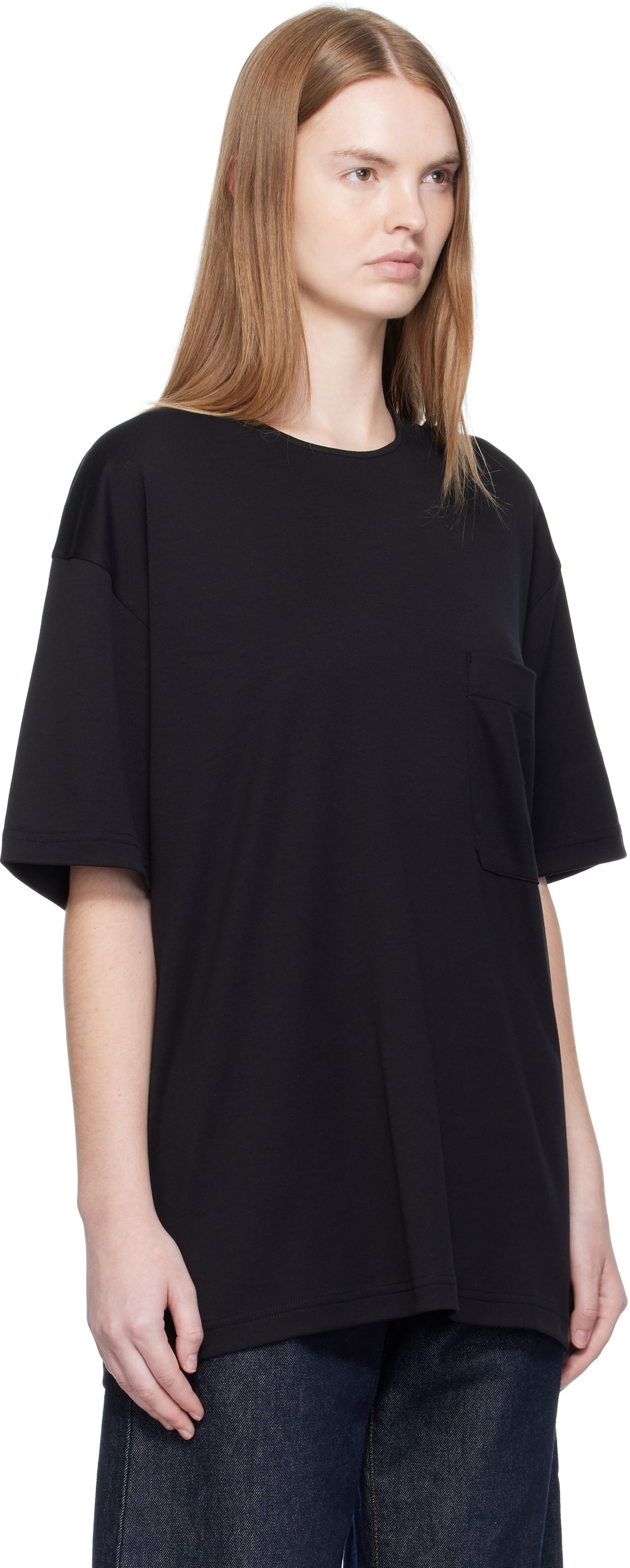 Tričko LEMAIRE Lemaire Relaxed Pocket T-Shirt Čierna | TO1457 LJ1043, 1
