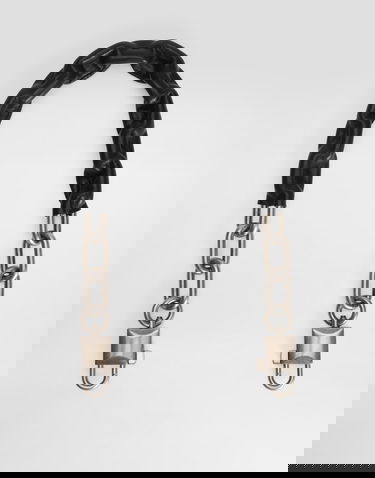 Batohy a tašky Dolce & Gabbana Leather Wrapped Chain Bag Strap Čierna | BI3429AW1188Z882, 0
