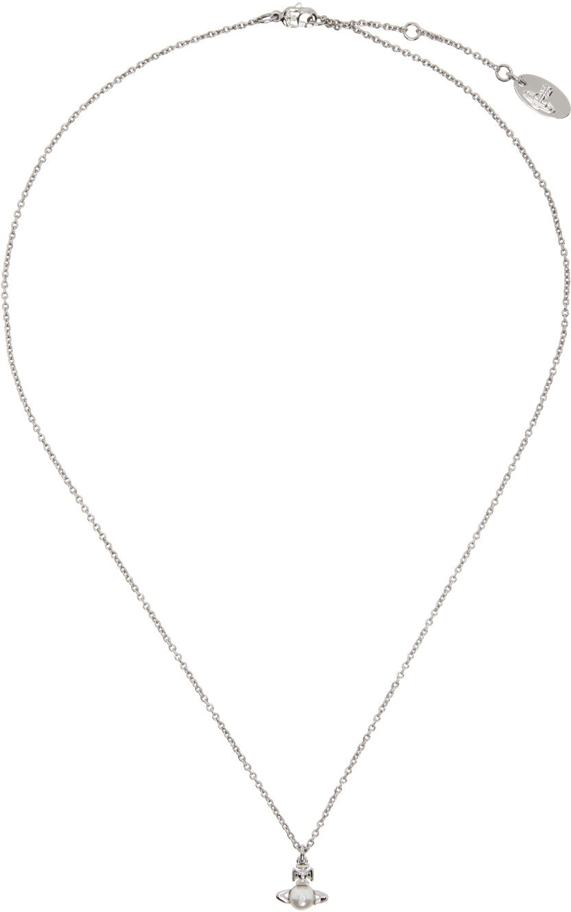 Náhrdelník Vivienne Westwood Balbina Pearl Pendant Necklace Metalická | 63020323-02P118-CN, 0