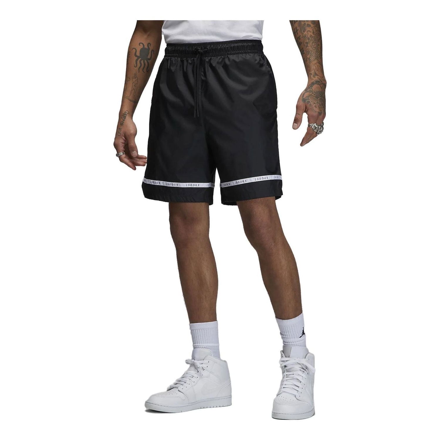 Šortky Jordan Essentials Woven Shorts Čierna | DX9692-010, 0
