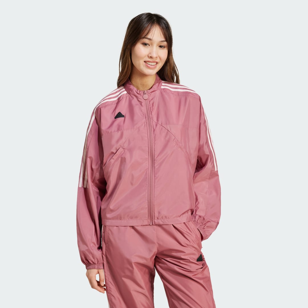 Vetrovka adidas Performance Tiro Cut 3-Stripes Summer Track Jacket Ružová | JJ4663, 0