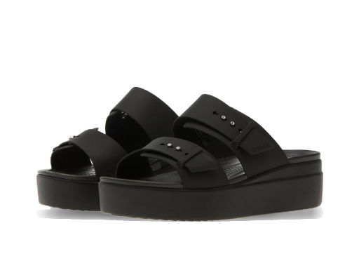 Tenisky a topánky Crocs Brooklyn Buckle Slide Čierna | 207431-001